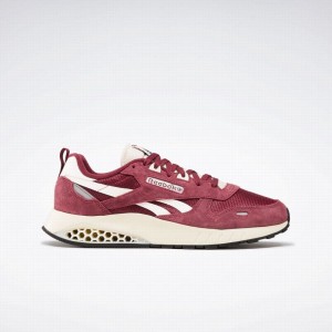 Reebok Classic Leather Hexalite Women's Shoes Burgundy White | LLC315HD