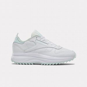 Reebok Classic Leather Sp Extra Women's Shoes White Green | VFK364FL