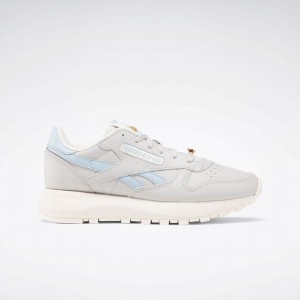 Reebok Classic Leather Sp Women's Shoes Grey Blue | AXM2549JL