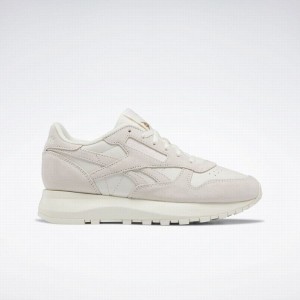 Reebok Classic Leather Sp Women's Shoes White Pink | UWT9590SE