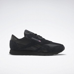 Reebok Classic Nylon Men's Shoes Black Grey | XBI6850LK