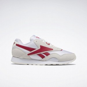 Reebok Classic Nylon Plus 1994 Men's Shoes White Red | PZA1863ZN