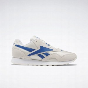 Reebok Classic Nylon Plus 1994 Men's Shoes White Blue | THR9624JQ