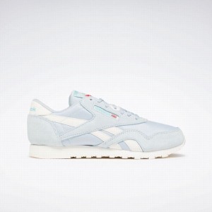 Reebok Classic Nylon Women's Shoes Blue White | XCA7763XE