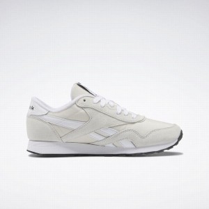 Reebok Classic Nylon Women's Shoes White Black | CCI8183DZ