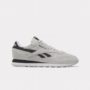 Reebok Classic Suede Women's Shoes Grey Black Gold | MHT6520KE