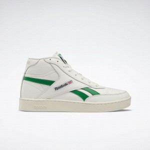 Reebok Club C 85 Form Hi Women's Shoes White Green | VCR7689UM