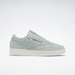 Reebok Club C 85 Men's Shoes Green | FLD9343ZY