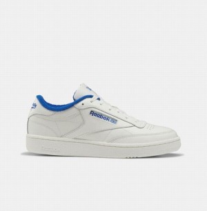 Reebok Club C 85 Men's Shoes White Blue Red | SWO8047CN