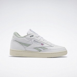 Reebok Club C 85 Mid Ii Revenge Women's Shoes White Green | WMK7157JI