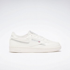 Reebok Club C 85 Vegan Women's Shoes White Grey | SUE5661KO