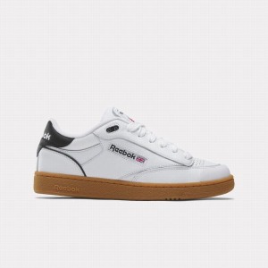 Reebok Club C Bulc Men's Shoes White Black | UPC3036RV