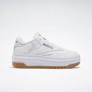 Reebok Club C Extra Women's Shoes White Blue | TCT5633UG