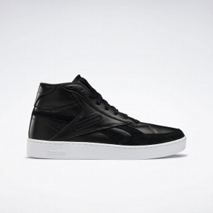 Reebok Club C Form Hi Men's Shoes Black White | EOK9682JS