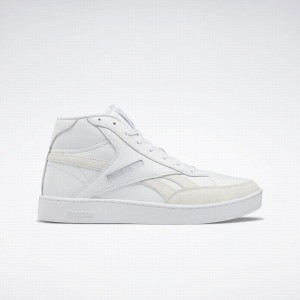 Reebok Club C Form Hi Men's Shoes White Grey | PLT178RS