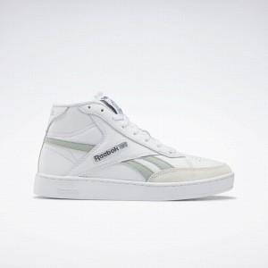 Reebok Club C Form Hi Women's Shoes White Green | CVX4636FT