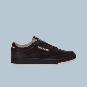 Reebok Club C Men's Shoes Black Light Pink | XHK7067CN