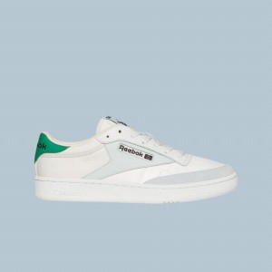 Reebok Club C Men's Shoes White Green | VKB4569VC