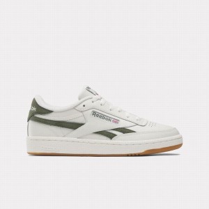 Reebok Club C Revenge Women's Shoes White Green | WOP6363KL