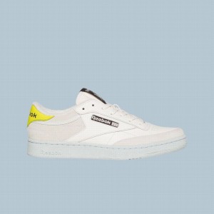 Reebok Club C Women's Shoes White Green | JZE6315JT