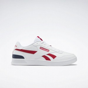 Reebok Court Advance Clip Women's Lifestyle Shoes White Red Navy | JYS253GO