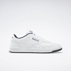 Reebok Court Advance Men's Lifestyle Shoes White Navy | FEF6978TU