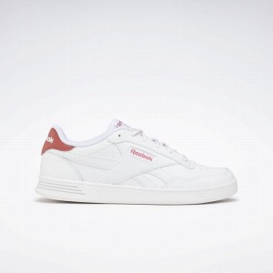 Reebok Court Advance Women's Lifestyle Shoes White Rose | WEK1034OR