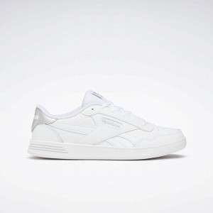 Reebok Court Advance Women's Lifestyle Shoes White Silver Metal | BKA11100ZZ