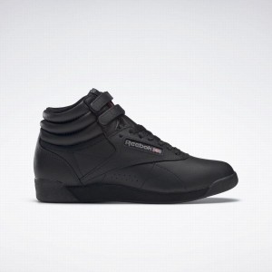 Reebok Freestyle Hi Women's Lifestyle Shoes Black | AAE6480QU