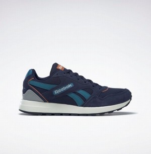 Reebok Gl 1000 Men's Lifestyle Shoes Navy Grey | HME3732MM