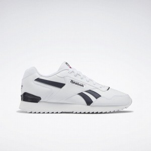 Reebok Glide Ripple Clip Men's Lifestyle Shoes White Navy Black | QUO3362HO