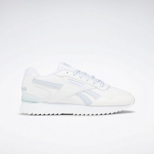 Reebok Glide Ripple Clip Women's Lifestyle Shoes White Blue Grey | TPF1482DH