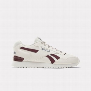 Reebok Glide Ripple Clip Women's Lifestyle Shoes White Burgundy Blue | YIN109SB