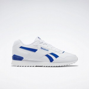 Reebok Glide Ripple Clip Women's Lifestyle Shoes White Blue | HWL9475RD