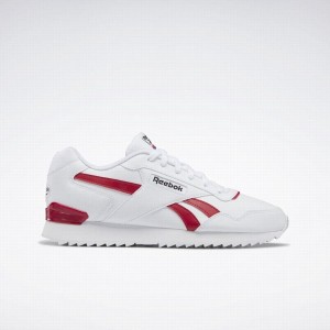 Reebok Glide Ripple Clip Women's Lifestyle Shoes White Red Black | KSY2183EX