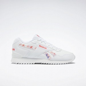 Reebok Glide Ripple Clip Women's Lifestyle Shoes White Pink | IDT225RB