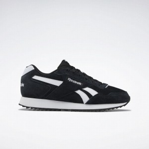 Reebok Glide Ripple Men's Lifestyle Shoes Black White | IPX801MD