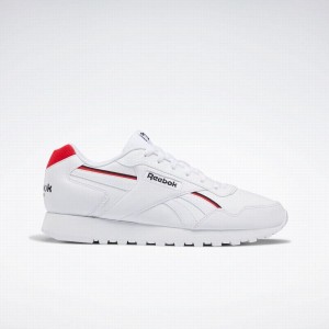 Reebok Glide Vegan Men's Lifestyle Shoes White Black Red | WVT1849UB