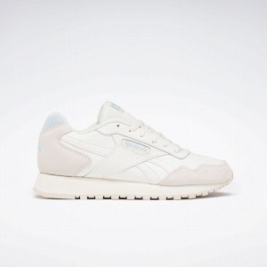 Reebok Glide Women's Lifestyle Shoes White Blue | GGD1772CZ