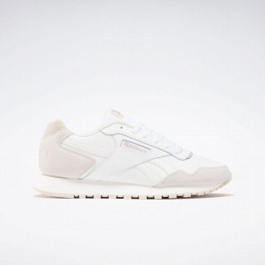 Reebok Glide Women's Lifestyle Shoes White Pink | UAR1662SQ