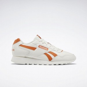 Reebok Glide Women's Lifestyle Shoes White Orange | WKR248CM