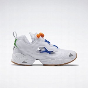 Reebok Instapump Fury 95 Women's Lifestyle Shoes White Blue Green | BVH1941TT