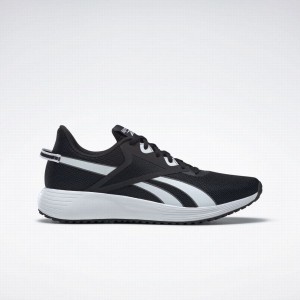 Reebok Lite Plus 3 Men's Running Shoes Black White | KSI6077FL