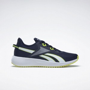 Reebok Lite Plus 3 Men's Running Shoes Navy White Yellow | OQN7381VU