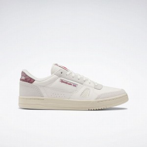 Reebok Lt Court Men's Running Shoes White Burgundy | ZOD4235VL