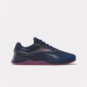 Reebok Nano X3 Women's Training Shoes Navy Pink Blue | PFX8322JK