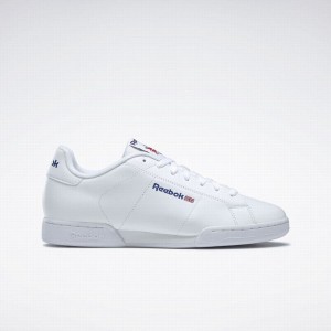 Reebok Npc Ii Men's Lifestyle Shoes White Blue | ZXJ117BV