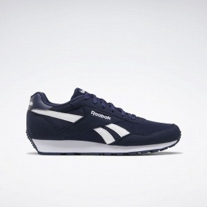 Reebok Rewind Run Men's Running Shoes Navy White | CIP4166LQ