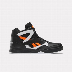 Reebok Royal BB4500 Hi 2 Women's Basketball Shoes Black Orange White | TLF4782OF