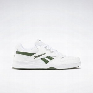 Reebok Royal BB4500 Low 2 Men's Basketball Shoes White Green | IFP7835QC